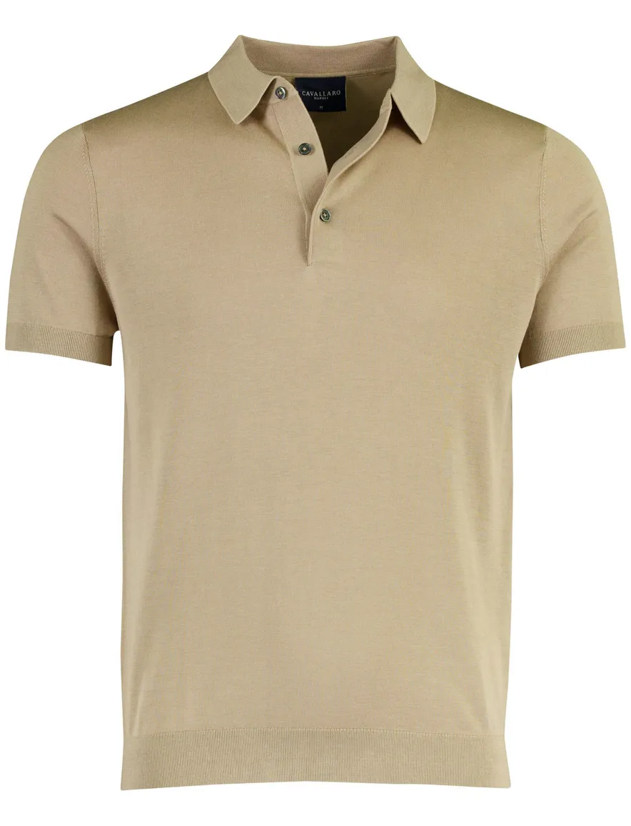 Poloshirt Cavallaro Cannero beige