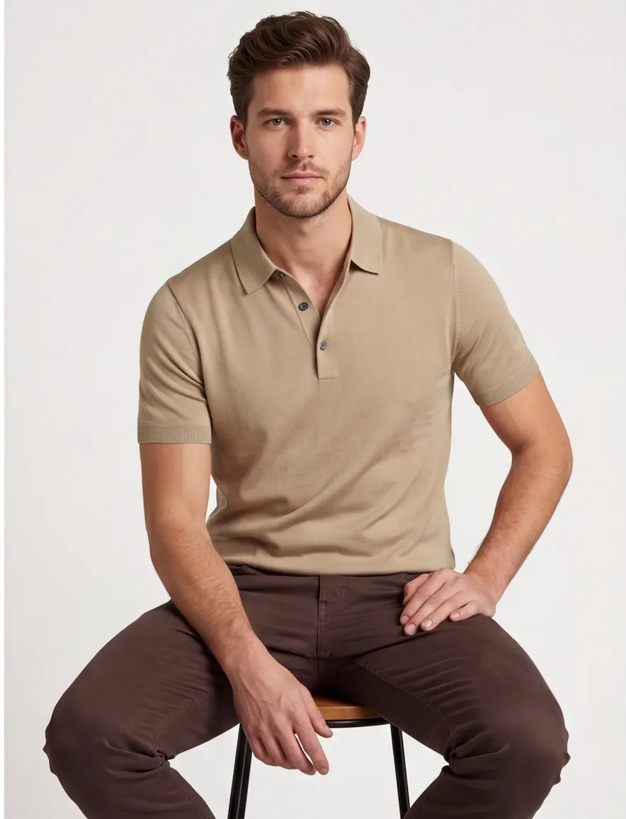Cavallaro Cannero polo beige