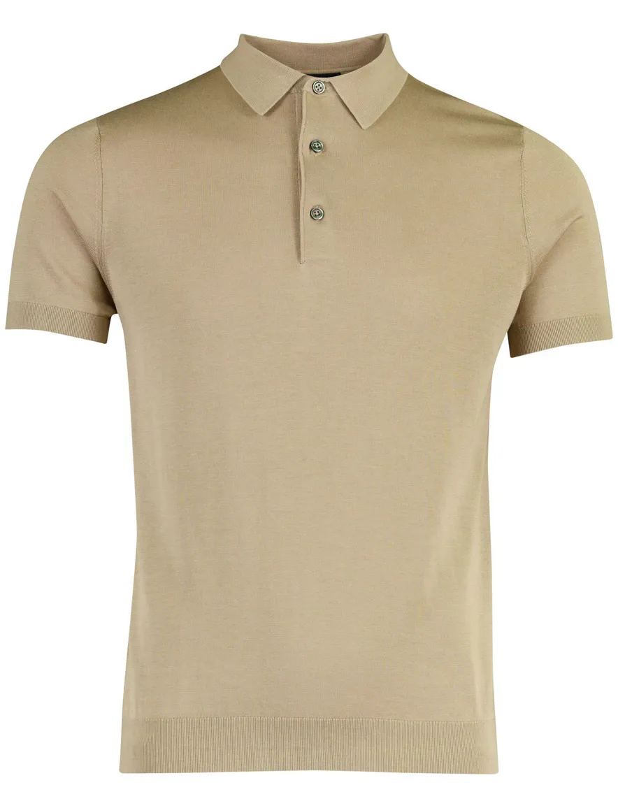 Poloshirt Cavallaro Cannero beige