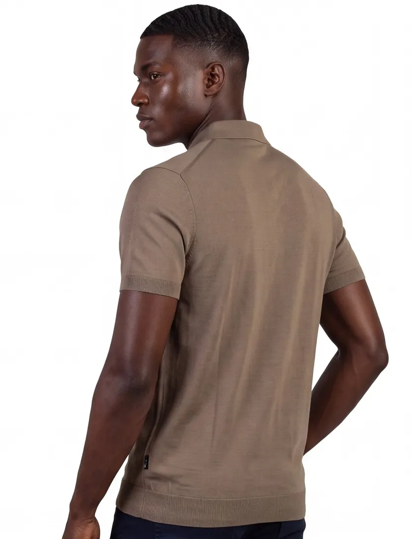 Cavallaro Cannero poloshirt bruin