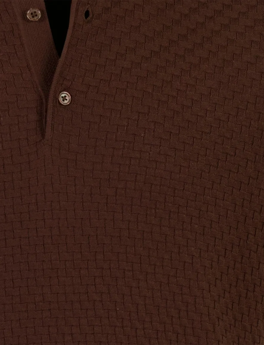 Cavallaro Bonneterie KM Dark Brown 116261035-Dark Brown