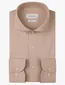 Profuomo Japanese Knitted overhemd roze cutaway boord