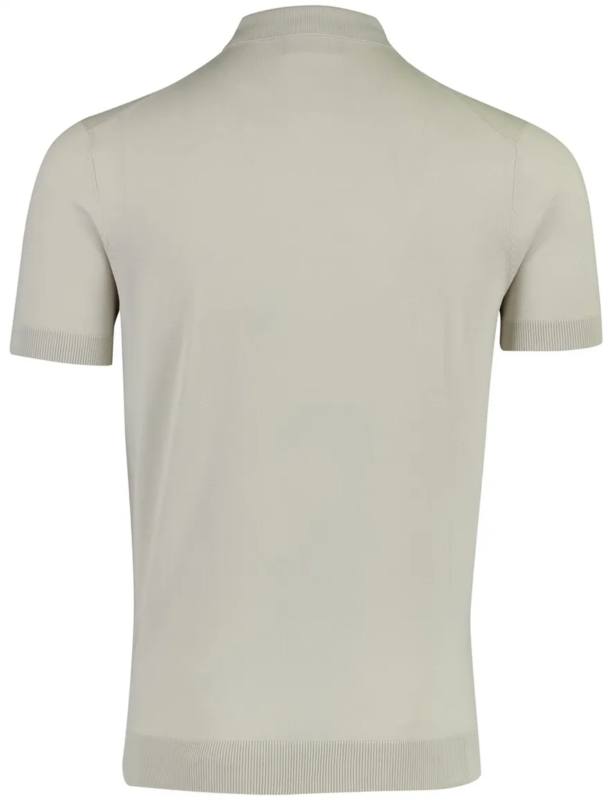 Born with Appetite grijs Dan Knitted polo