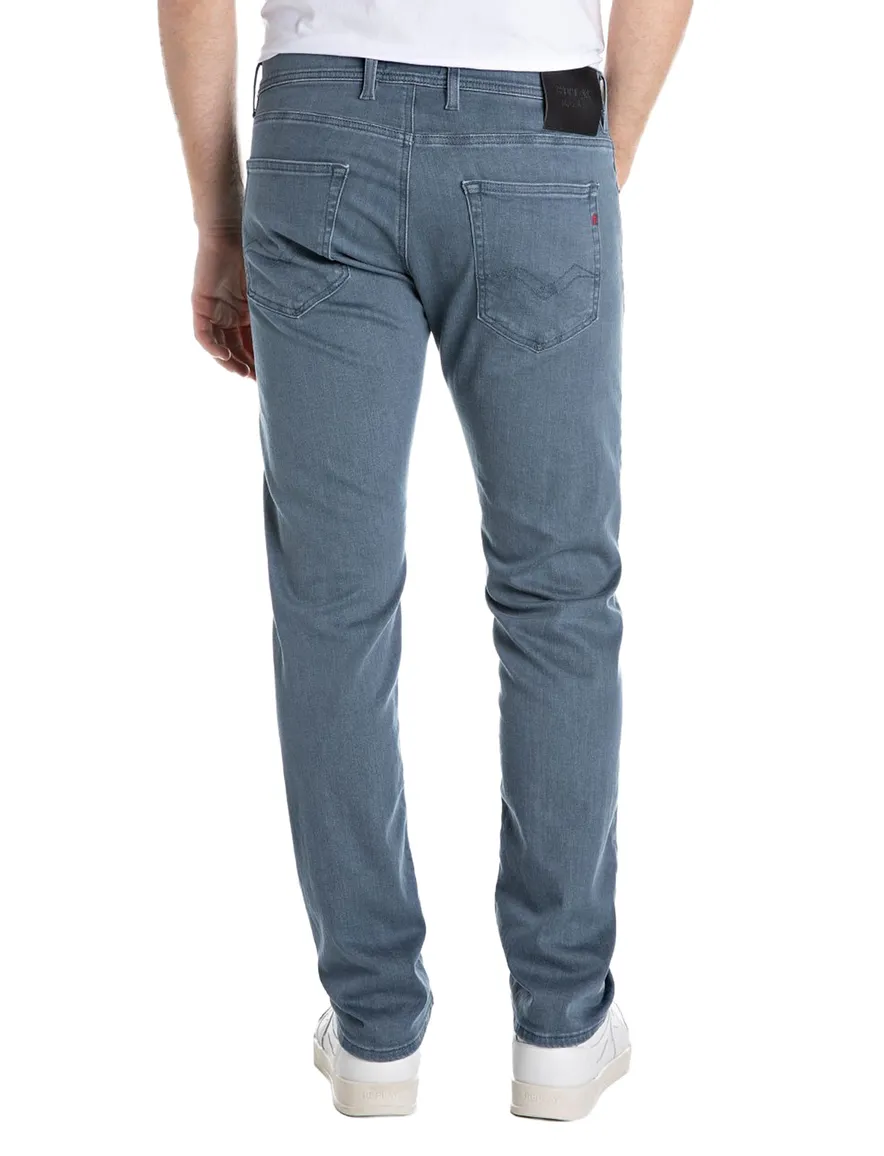 Jeans Replay Grover straight fit grijs wassing