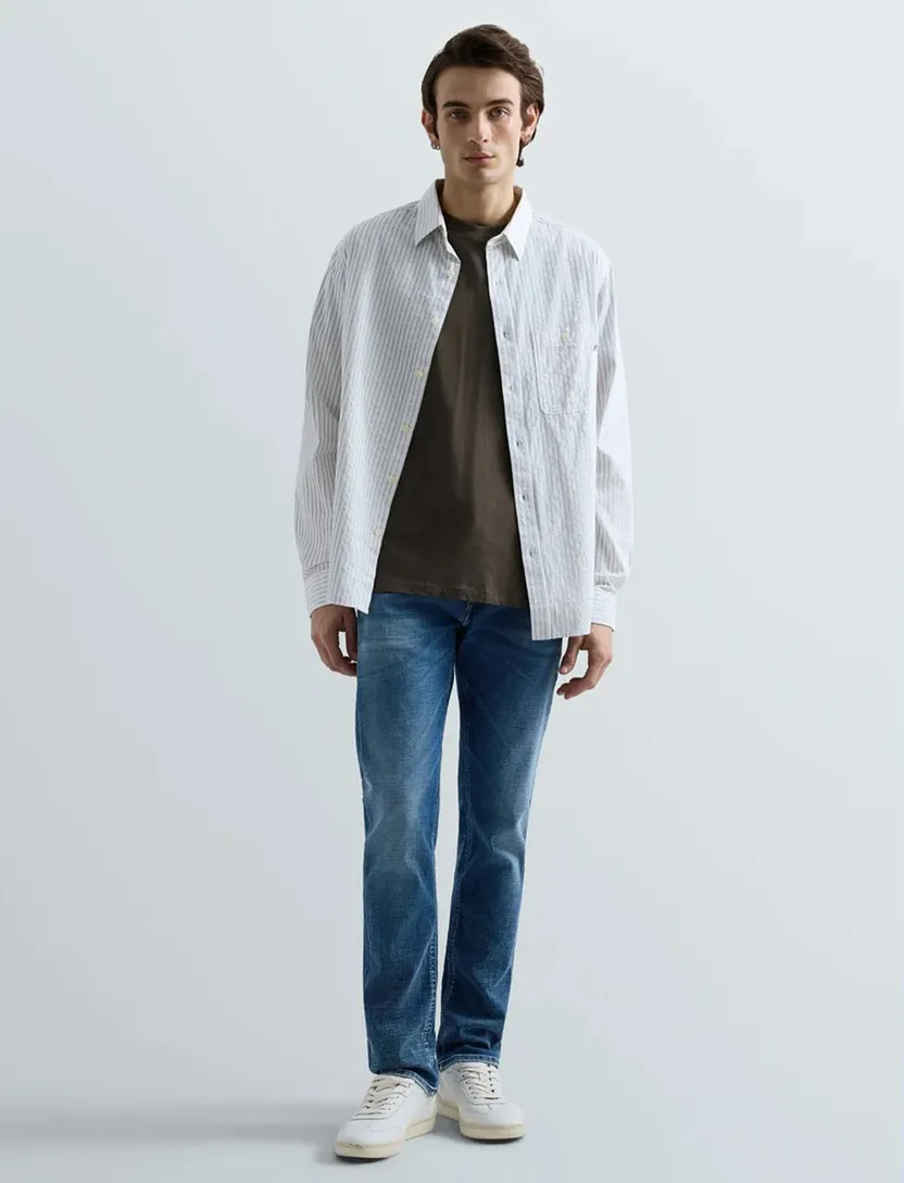 Blauwe jeans Replay Grover straight fit