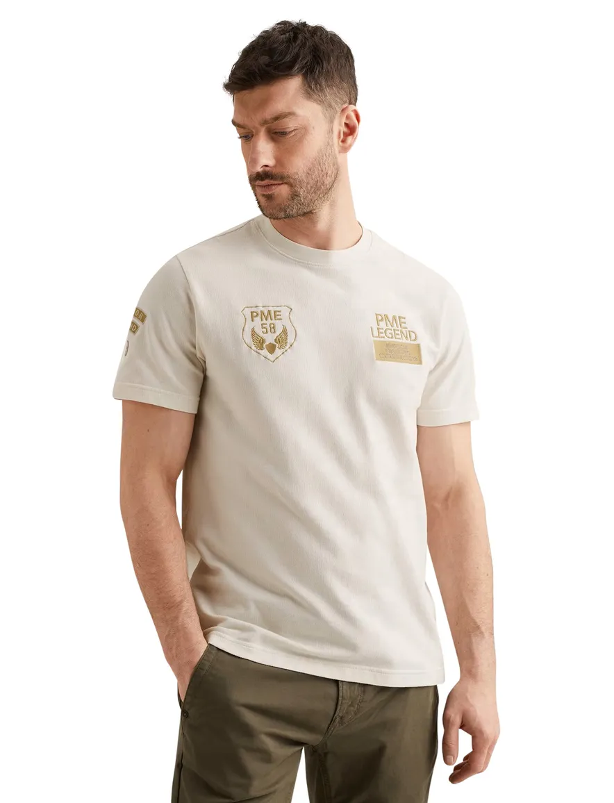 PME Legend T-shirt creme logo