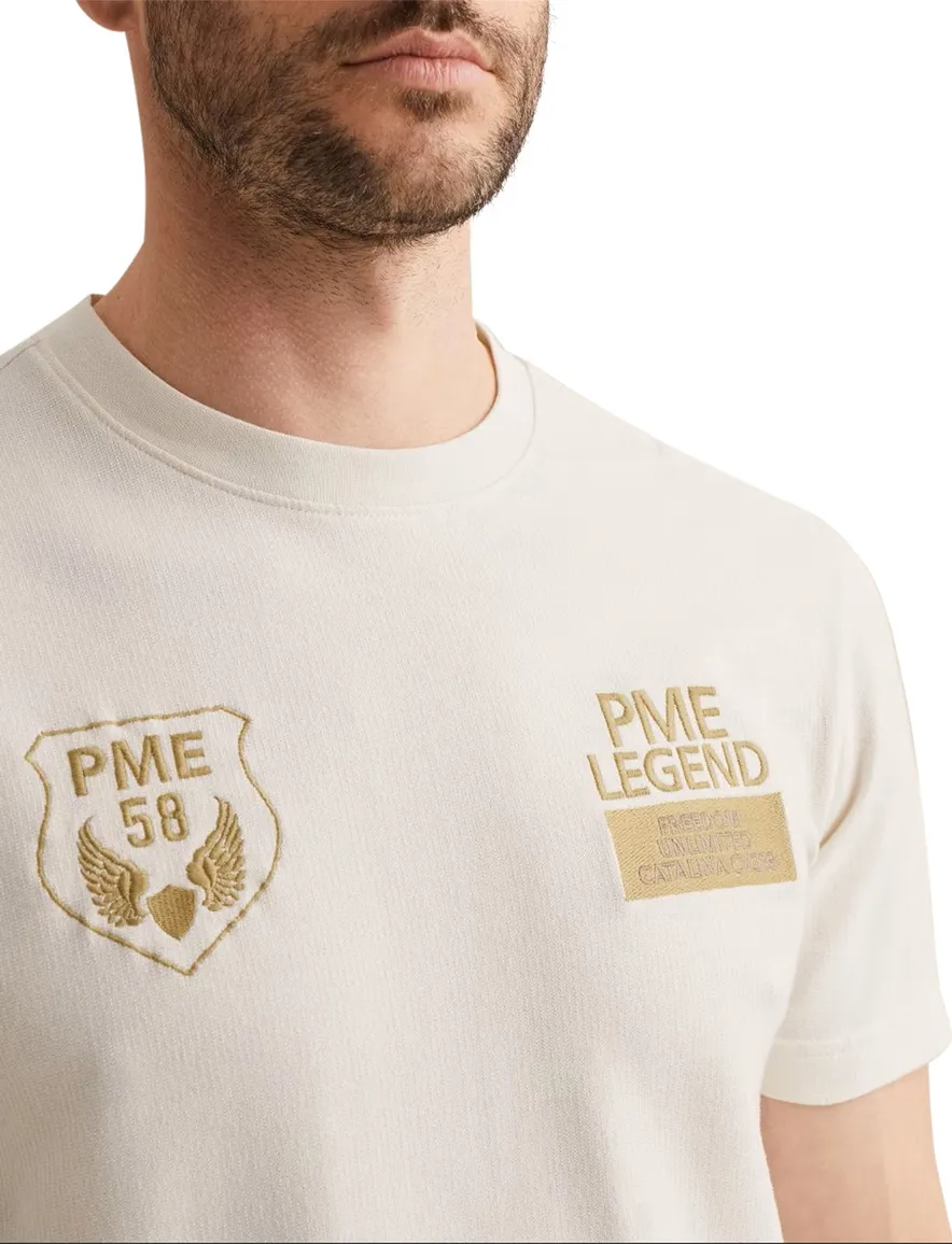 PME Legend T-shirt creme logo