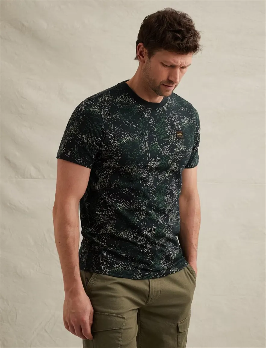 PME Legend T shirt zwart geprint