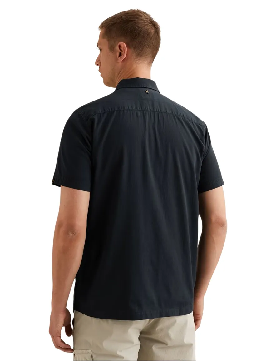 PME Legend overhemd donkerblauw met borstzak