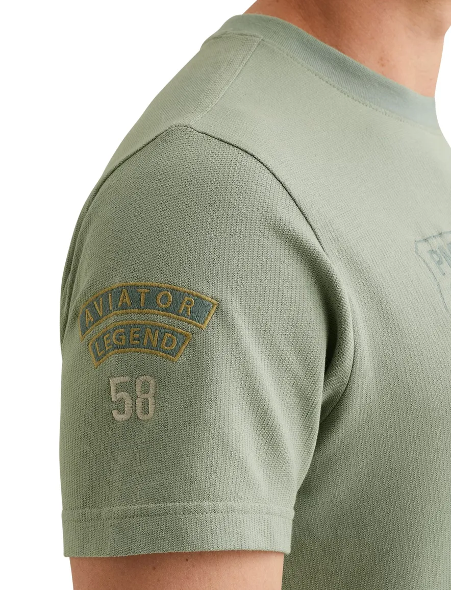 PME Legend T-shirts groen patches logo