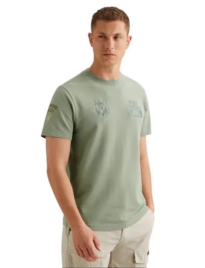 PME Legend Groen t-shirt PME Legend normale fit