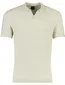Vanguard poloshirt v-hals beige print katoen
