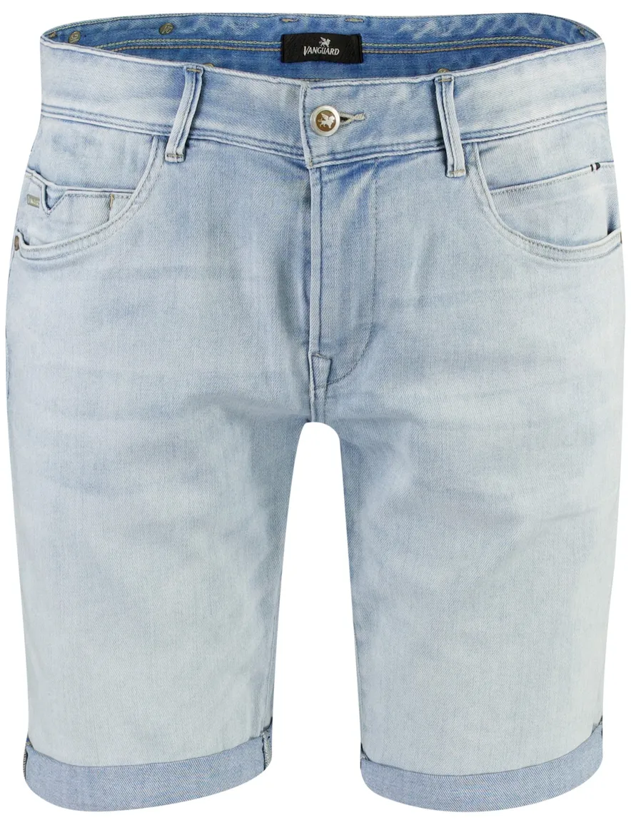 Shorts Vanguard V12 lichtblauw slim fit
