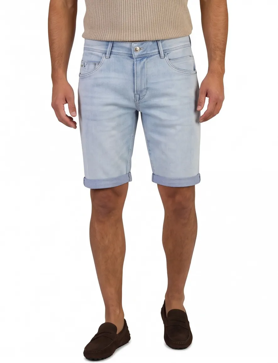 Shorts Vanguard V12 lichtblauw slim fit