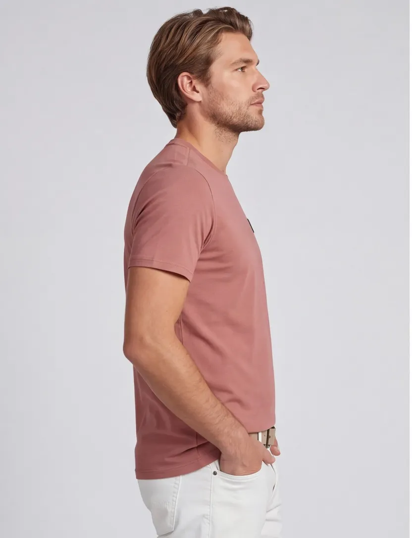 Vanguard T-shirt rood katoen 95%