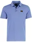 PME Legend polo v-hals blauw katoen