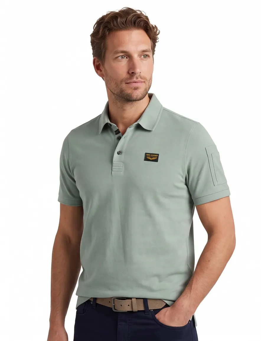 PME Legend groene polo American Classic