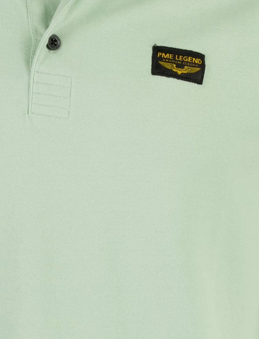 PME Legend poloshirt v-hals mint groen