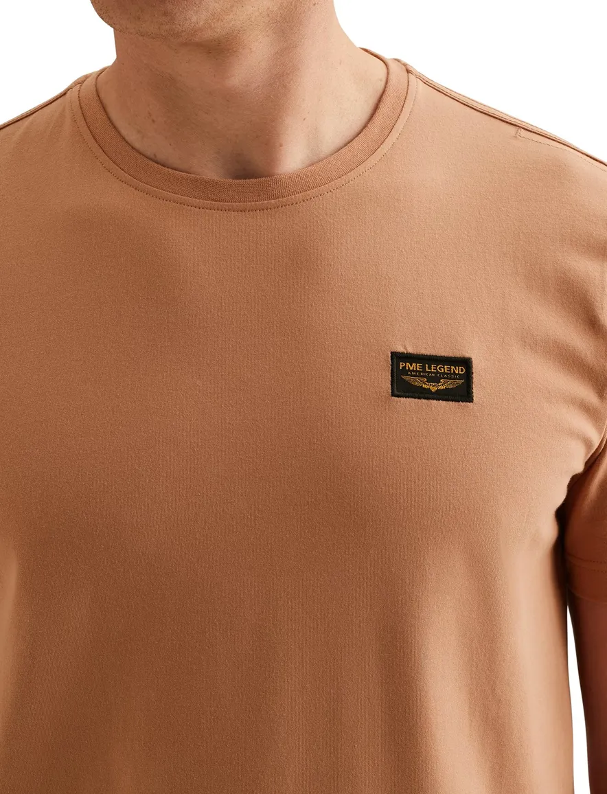 Orange t-shirt PME Legend korte mouw
