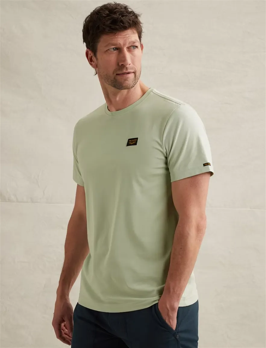 PME Legend T shirt ronde hals lichtgroen