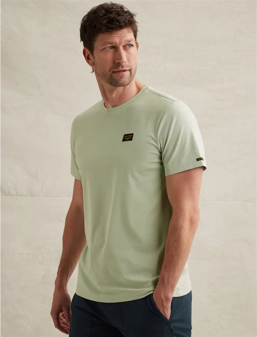 PME Legend T shirt ronde hals lichtgroen