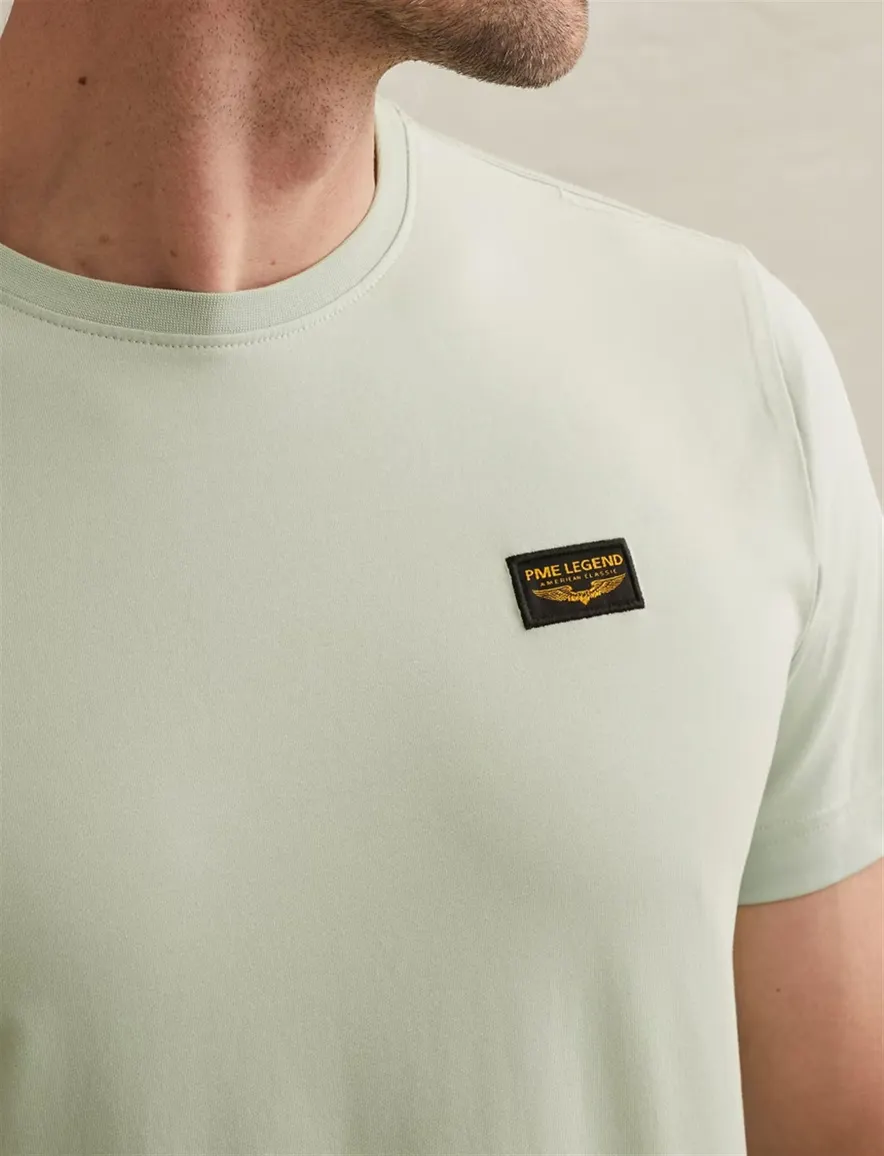 PME Legend T shirt ronde hals lichtgroen