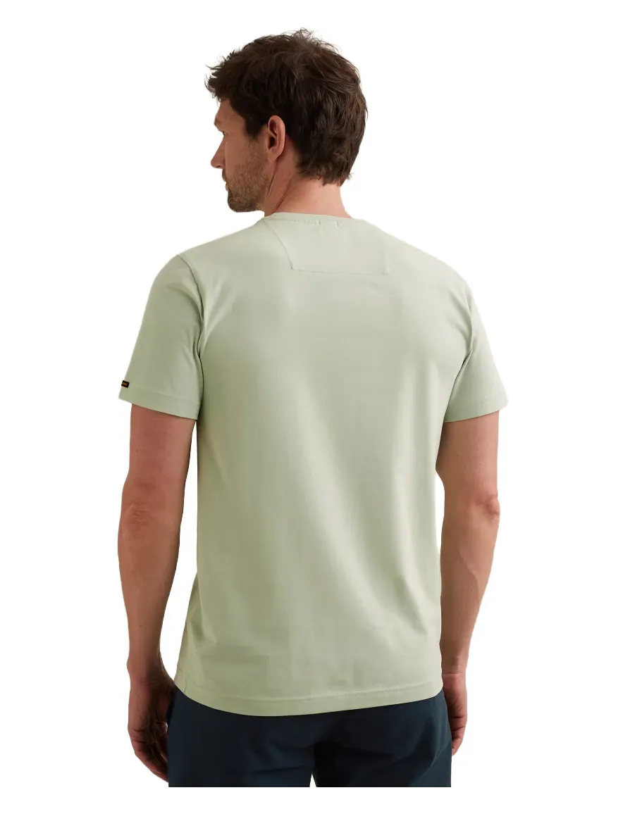 PME Legend T shirt ronde hals lichtgroen