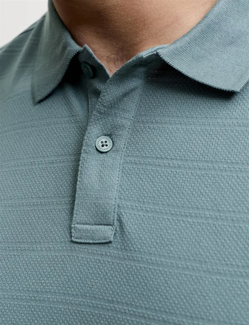 Poloshirt blauw Jack & Jones Plus Size
