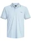 Korte mouwen polo Jack & Jones Plus Size korte mouw lichtblauw