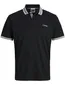 Jack & Jones poloshirt zwart Plus Size