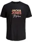 Jack & Jones t-shirt met opdruk zwart Plus Size