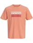 T-shirt Jack & Jones Plus Size oranje ronde hals korte mouw
