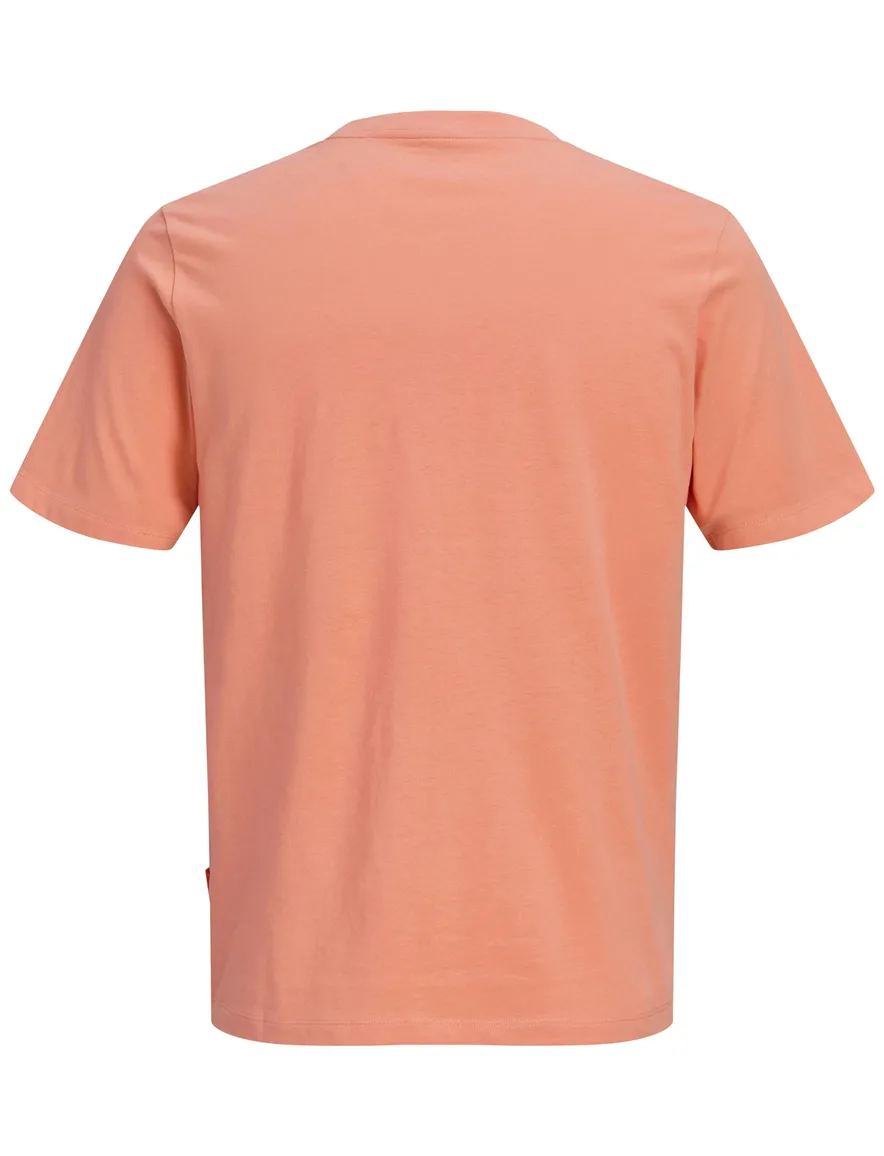 Jack & Jones t-shirt zalm Plus Size