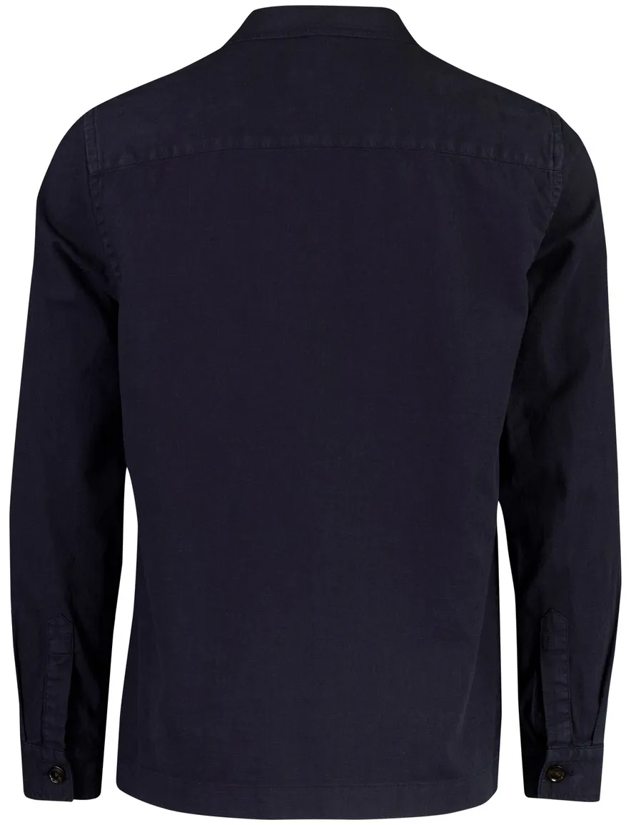 Profuomo Overshirt navy knopen