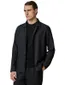 Navy linnen met knopen overshirt Profuomo
