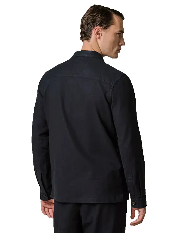 Profuomo Overshirt navy knopen