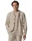 Beige Profuomo overshirt gemeleerd nette look