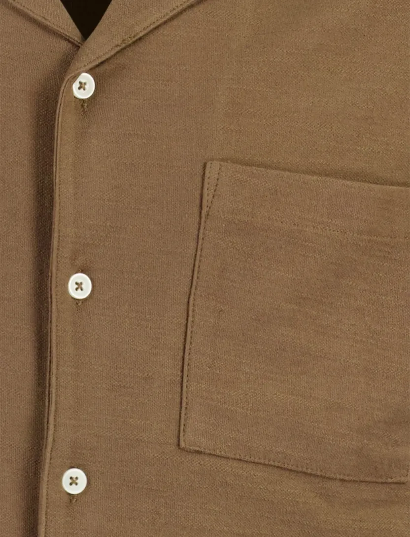 Born With Appetite doorknoop polo khaki 100% katoen