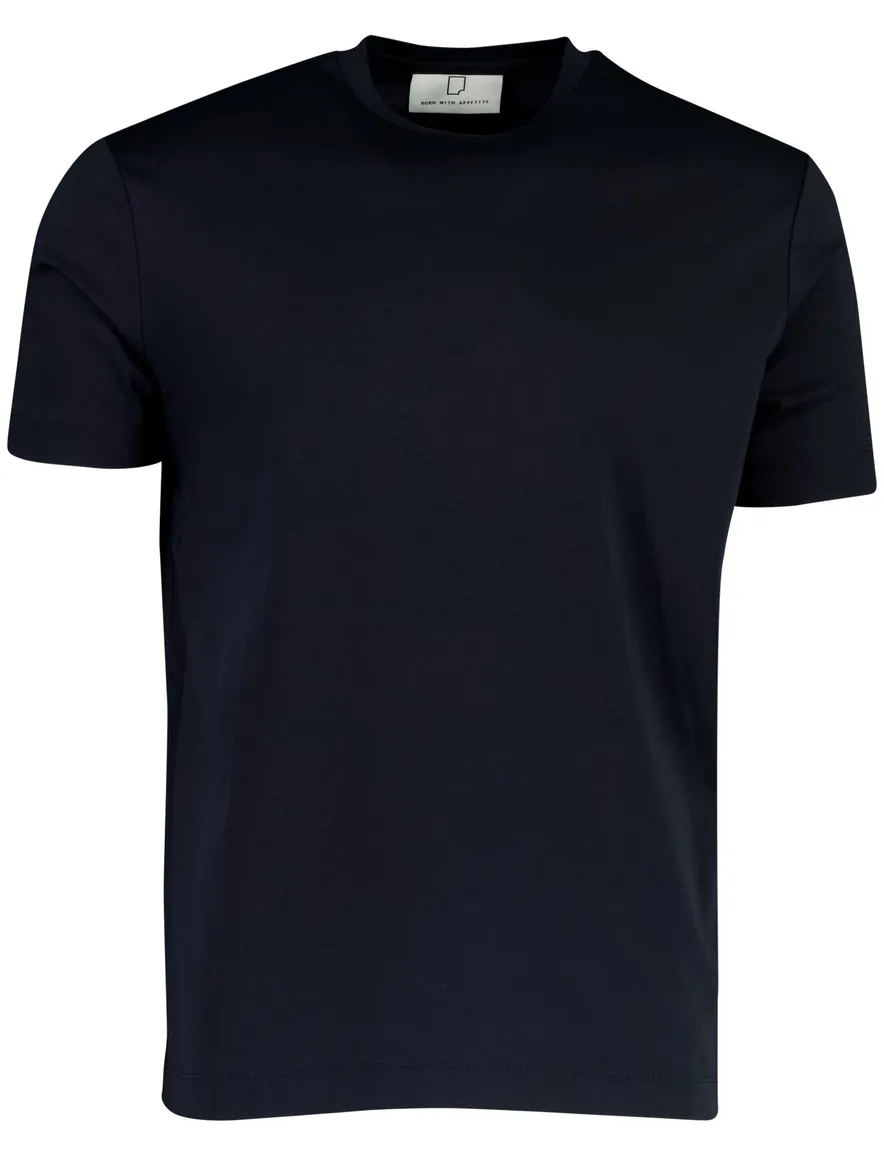 Born with Appetite donkerblauw Salerno T-shirt