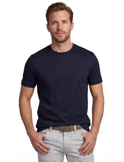 Born With Appetite T-shirt Born With Appetite donkerblauw