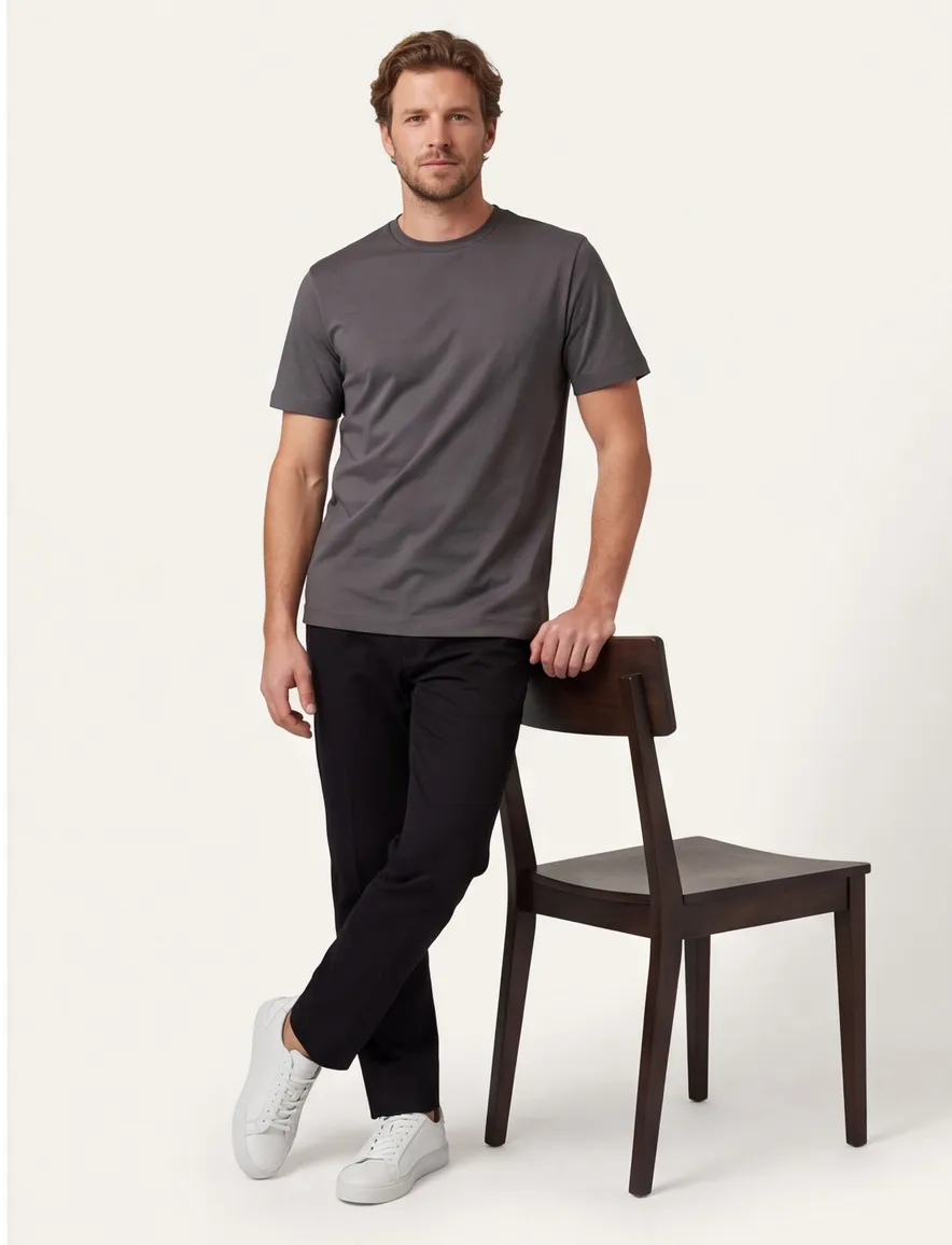 T-shirts Born With Appetite grijs