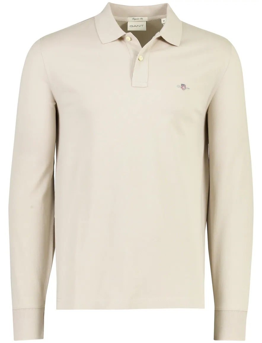 Poloshirt Gant beige