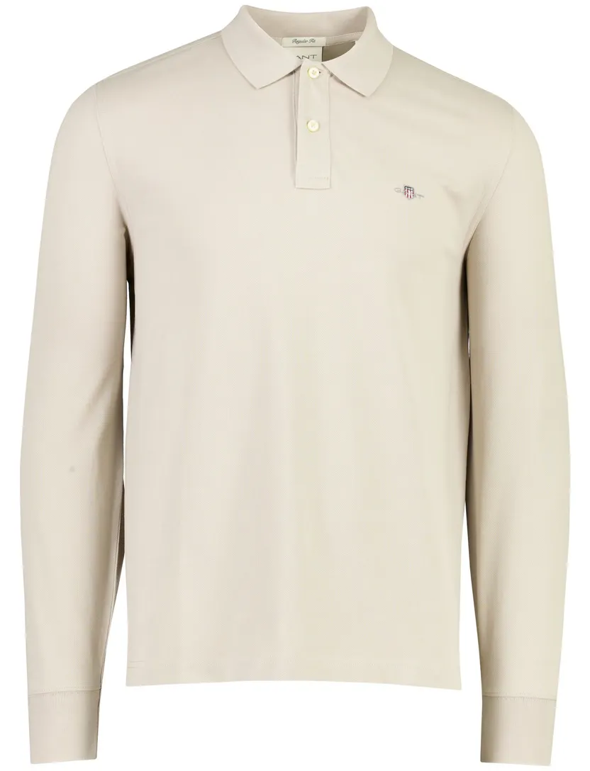 Poloshirts Gant Regular Fit beige