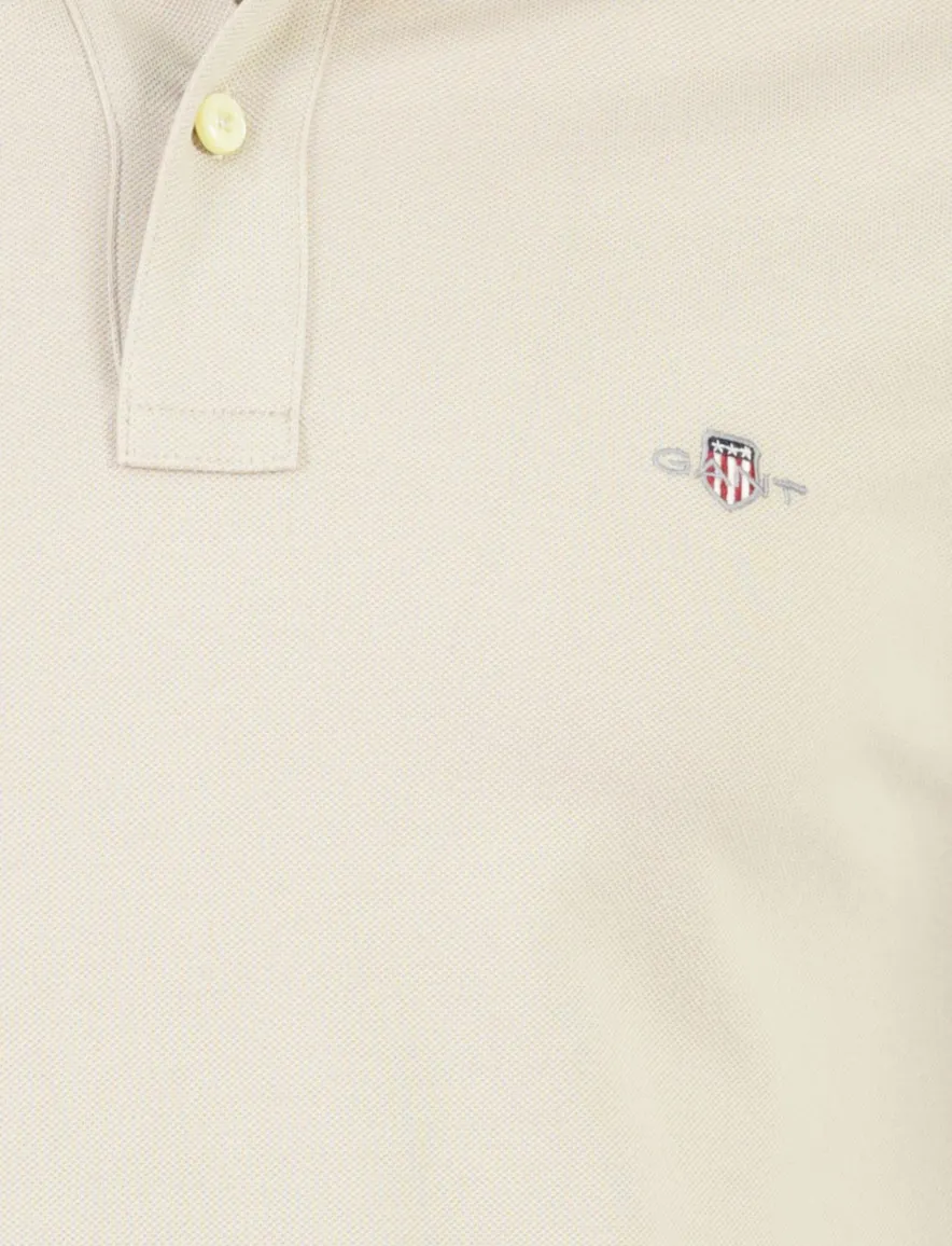 Poloshirt Gant beige