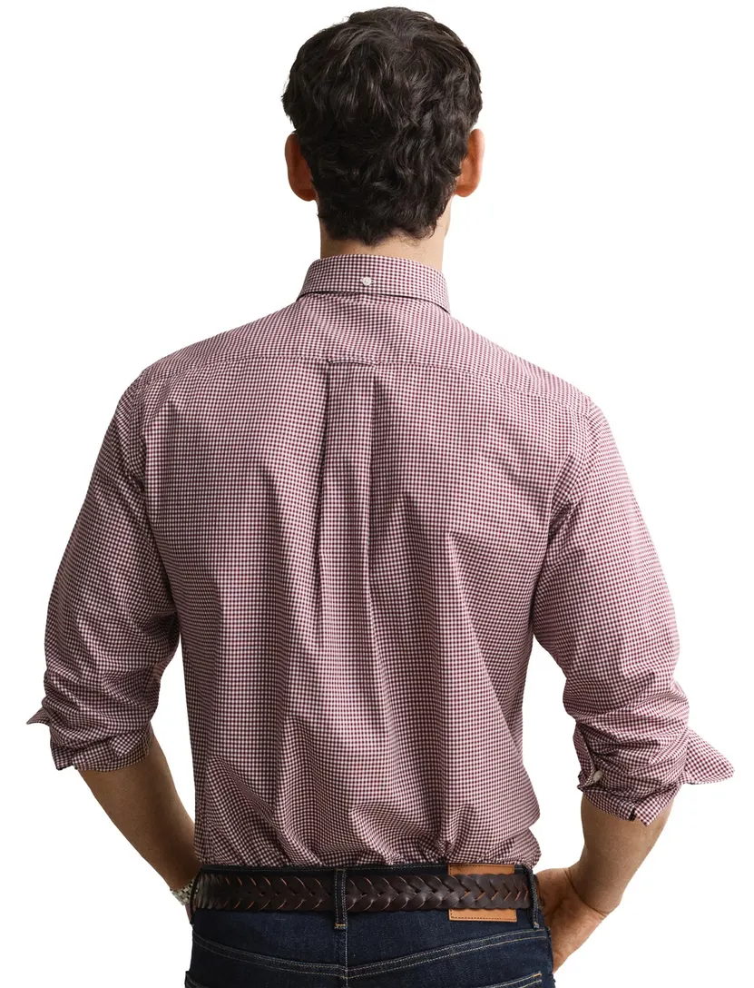 Overhemd Gant Regular Fit bordeaux