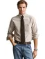 Gant Regular Fit overhemd beige effen
