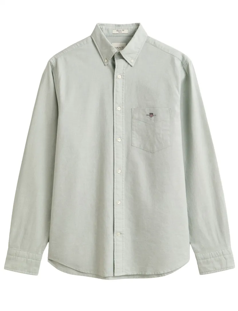 Overhemd Gant mint groen