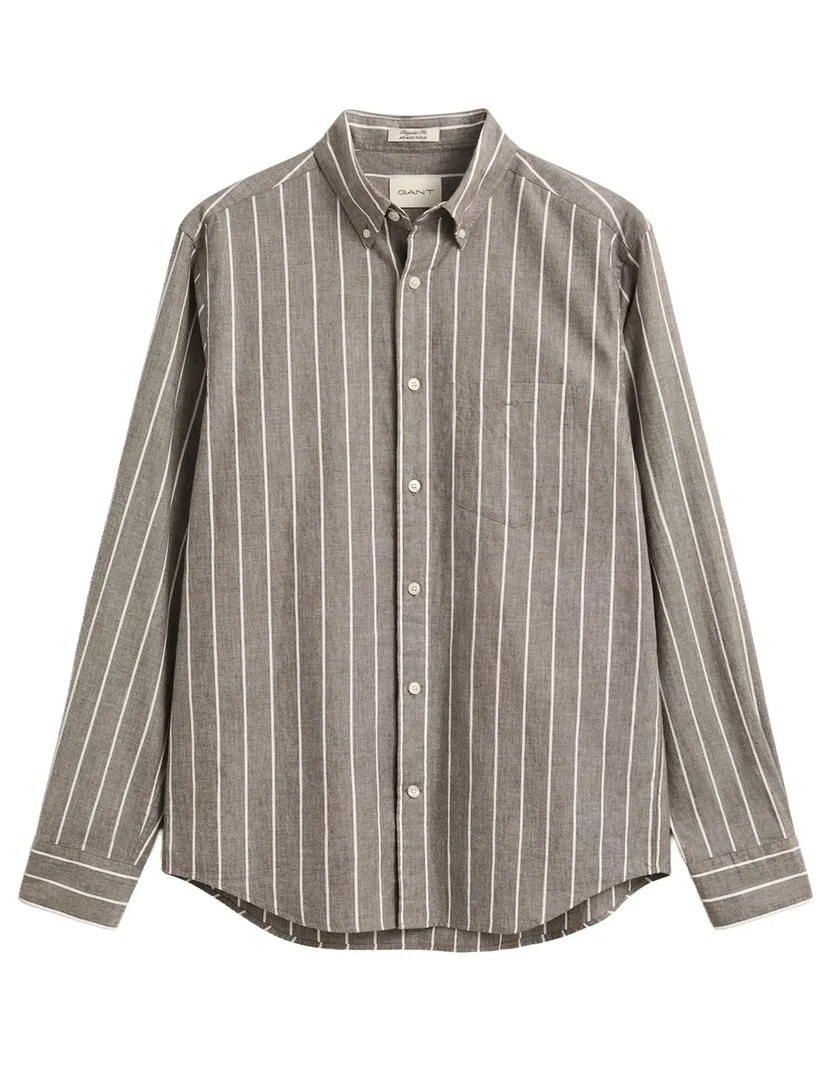 Overhemden Gant Regular Fit bruin