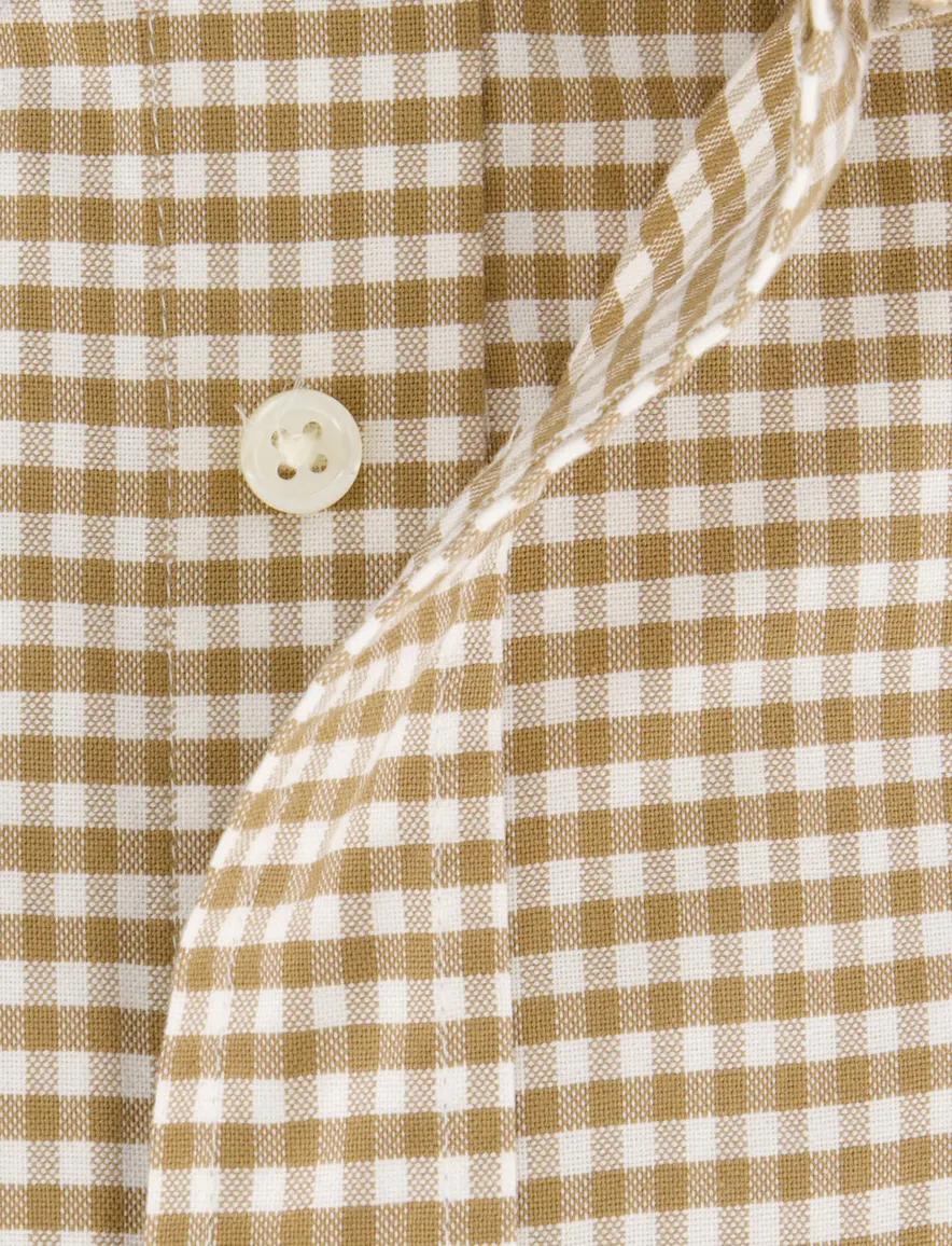 Overhemd Gant camel