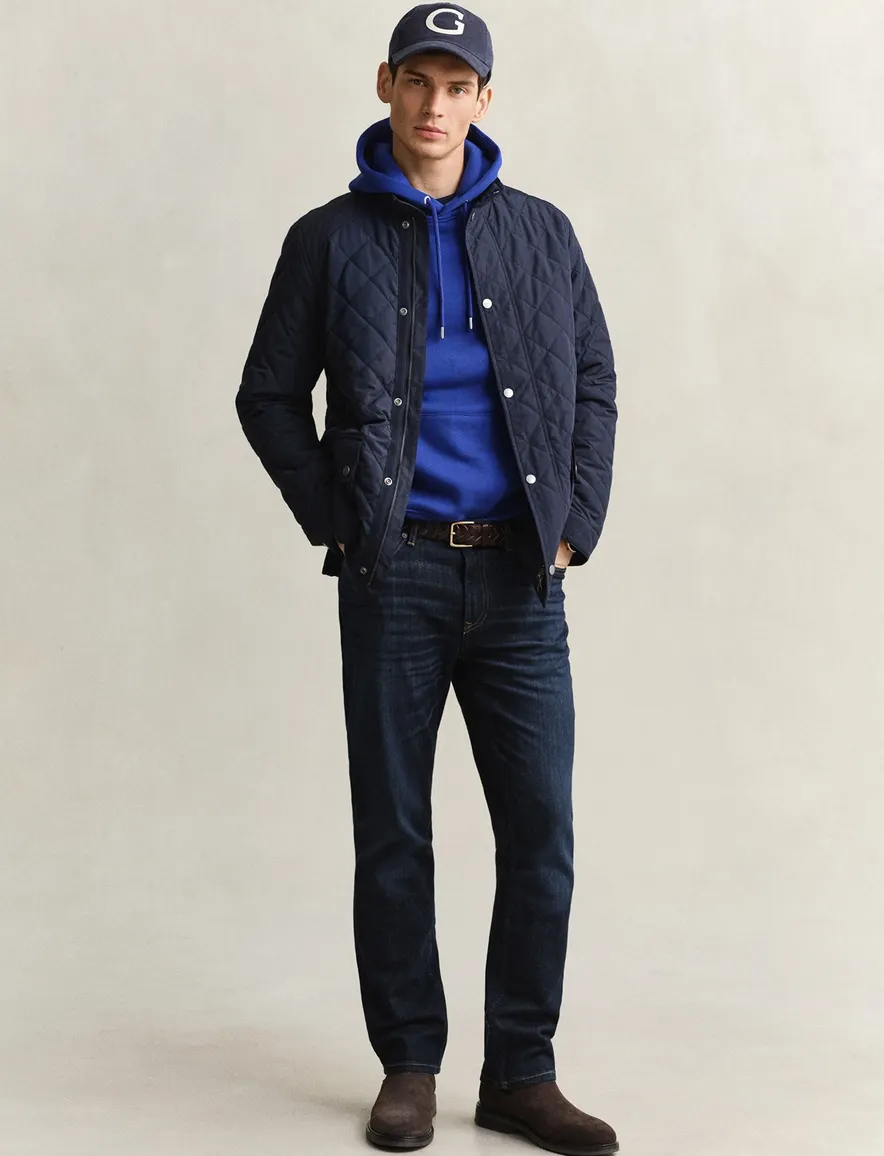 Jas Gant donkerblauw